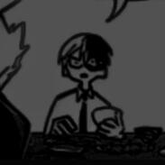 mina ashido looking like the men in black